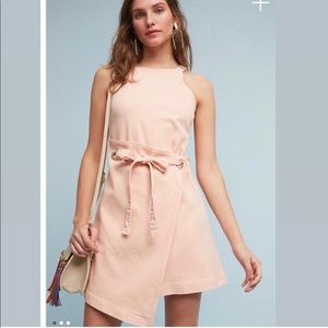 holding horses wrap dress, anthropologie